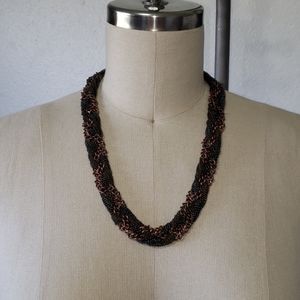 ANN TAYLOR LOFT braided chainmaille neckla…